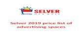 Selver 2019 price list of advertising spaces...magazine “Hea Mõte ” print run of 360 000 Size and price of the advertisement: 1/1 pages 210x297mm+5 mm bleed, ...