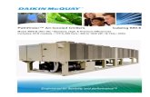 Pathfinder™ Air-Cooled Chillers Catalog 600-6 - Daikin Applied · Pathfinder chillers are among the quietest air-cooled screw chiller on the market today. Use McQuay's Acoustic