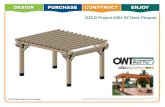 OZCO Project #304 IW Deck Pergola · 2020. 1. 24. · OZCO Project #304 IW Deck Pergola OZCO Project #304 IW- Deck Pergola 1. V2.00 - Installation Instructions, Specifications and