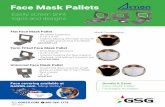 Pallet Summary Face Mask E N G I N E E R I N G Face Mask … · 2020. 4. 30. · MR-FMFF M&R Compatible Full Face, Form Fitted Face Mask Pallet 5.75" W x 3.75" T $ 175.00 25% MR-FMFL