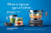 Recipe guide. - img.hsni.com...6 ICE * (Optional) FRUITOnly up to 25% of your total smoothie ingredients Our go-to guide to building a great smoothie, every time. For the best results,