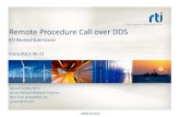 Your systems. Working as one. Remote Procedure Call over DDS...RPC over DDS – Key Considerations •Discovery –Is a service a first-class entity or just a DDS process with two