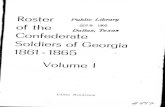 The Roster of Confederate Soldiers of Georgia, 1861-1865, Vol. 1, · 2011. 6. 11. · Wilson, George W.—Private Mar. 11, 1861, Transferred to D, and appointed 5th Sergeant June