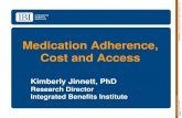 Medication Adherence, Cost and AccessFull Costs – Medical, Pharmacy, Absence and Presenteeism $0 $50,000 $100,000 $150,000 $200,000 $250,000 $300,000 $350,000 $400,000 D e p re s