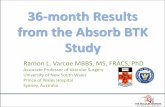 36-month Results from the Absorb BTK Study · • Vascular restorative therapy with BVS offers several advantages over metal stents • Safety using ABSORB BVS within the tibials