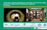 Structural Design Methodology for Spray Applied Pipe ......To develop Design Equations for structural renewal of gravity storm water conveyance culverts using spray-applied pipe linings
