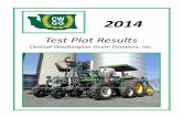 2014 Test Plot Results - HighLine Grainhighlinegrain.com/images/603/2014_TP_Results.pdf · 2015. 2. 26. · 2014 Test Plot Results Central Washington Grain Growers, Inc. Table of