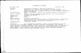 DOCUMENT: RESUME - ERICBenning and Knox in November 1970 and June 1971 to obtain attitudinal data prior to and during the initial phase of the VOLAR experiment at a VOLAR and non-VOLAR