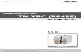 TM-XBC (RS485)...2017/12/26  · This manual may not be edited or reproduced in either part or whole without written permission of Autonics. This manual is not provided as part of