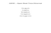 ORTE – Open Real-Time Ethernetorte.sourceforge.net/orteman.pdfChapter 1. ORTE Description 1.1. Introduction The Open Real-Time Ethernet (ORTE) is open source implementation of RTPS