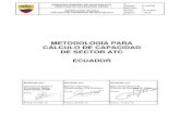 METODOLOGÍA PARA CÁLCULO DE CAPACIDAD DE SECTOR …...OACI. (Doc. 9971). Segunda Edición 2014. Manual de Gestión de Afluencia del Tránsito Aéreo para las regiones Caribe/Sudamérica