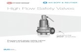High Flow Safety Valves - MECESA4 High Flow Safety Valves Safety valves have the function of prevent-ing inadmissible overpressure in pipe systems, pressure vessels and boilers, in