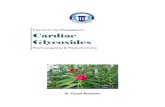 Faculty of Pharmacy Cardiac Glycosides...Pharmacognosy and Phytochemistry – Cardiac Glycosides Page 6 1 . 3 E OH 2 . 14 E OH 3 . 17 E -unsaturated lactone ring. 4 . Also, usually