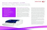 Xerox DocuMate 4799 Superior High-Speed Scanner for Heavy ... · connects the DocuMate® 4790 with a powerful set of scanner settings to greatly improve the efficiency of the workflow