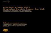 Minhang Power Plant, Shanghai Electric Power Co., Ltd. · 2021. 4. 7. · The #8 boiler in the Minhang Power Plant, Shanghai Electric Power Co., Ltd., is a G400/150-50408 supercritical