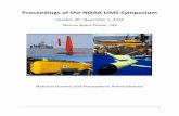 Proceedings of the NOAA UMS Symposium...Apr 29, 2019  · operations. Over two days attendees participated in 33 presentations and discussions focused on NOAA’s UMS related programs