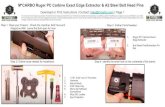 M*CARBO Ruger PC Carbine Exact Edge Extractor & A2 Steel Bolt … Instructions... · 2021. 3. 24. · M*CARBO Ruger PC Carbine Exact Edge Extractor & A2 Steel Bolt Head Pins ...