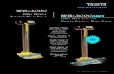 WB-3000 & Plus - Tanitamedia.tanita.com/data/product-brochures/WB-3000(2).pdf · 2017. 3. 3. · Tanita’s WB-3000 & WB-3000plus digital beam scales are ideally suited for many professional