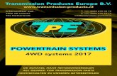 POWERTRAIN SYSTEMS - Transmission Products · Front Axle, Steering Unit - Power take off (PTO) Rear Axle - Rear Differential. A3 (8L1) A3 (8L1) A3 (8L1) A3 (8L1) A3 (8L1) A3 (8L1)