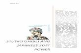 STUDIO GHIBLI AND JAPANESE SOFT POWER · Web viewSTUDIO GHIBLI AND JAPANESE SOFT POWER Abstract For about fo rty years, the projects of “ Hayao Miyazaki ” and Studio Ghibli has