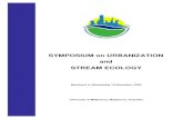 SYMPOSIUM on URBANIZATION and STREAM ECOLOGY · 2020. 11. 2. · chemistry queen's college sports centre metallurgy engineering engineering civil & environmental electrical & electronic