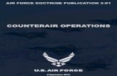 COUNTERAIR OPERATIONS - U.S. Air Force Doctrine...include Russian Sukhoi-57 and Chinese Chengdu J-20 fifth generation fighters, Russian Iskander and Chinese DF-26 ballistic missiles,