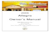 Allegro Owner’s Manual - Tiffin Motorhomesbyo.tiffinmotorhomes.com/pdfs/manuals/2009_Allegro... · 2017. 12. 12. · 2009 Allegro Owner’s Manual Tiffin Motorhomes, Inc. 105 2nd