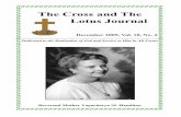 The Cross and The Lotus Journal...The Cross and The Lotus Journal Page 3 Dear Friends, I have learned much from speak-ing to aspirants and devotees on a daily basis. It is wonderful,
