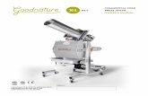 COMMERCIAL COLD R3.5 PRESS JUICER OWNER’S MANUAL · 2019. 7. 31. · 06 25 GOODNATURE X-1 COMMERCIAL COLD PRESS JUICER OWNER’S MANUAL Section 2: Unpacking This equipment underwent