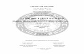 STANDARD CERTIFICATES - OC Public Works · 2020. 11. 3. · (SMA 66442 and 66450) I hereby state that I have examined this map and have found it to besubstantially in conformance