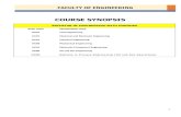 COURSE SYNOPSISbpa.ums.edu.my/home/images/dokumen/Prospektus/2020/FKJ/...Engineering Mechanics Statics, 13th Edition. Pearson. R.C. Hibbeler. (2013). Engineering Mechanics Dynamics,