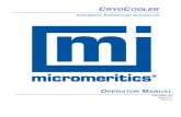 029 CryoCooler Operator Manual - Micromeritics · 2021. 2. 24. · 029 CryoCooler Operator Manual Author: Micromeritics Technical Writing Subject: 029 CryoCooler Operator Manual Created