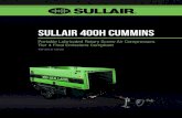 SULLAIR 400H Cummins · 2019. 11. 13. · Durability Meets Versatility Sullair 400H portable compressors are ready to hit the ground running for a variety of jobsite applications.