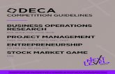 BUSINESS OPERATIONS RESEARCH - DECA · 2021. 3. 16. · of luck for a spirited competition and continued success in your future pursuits! EVENT OVERVIEW BUSINESS OPERATIONS RESEARCH