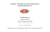 SHRI VENKATESHWARA UNIVERSITY · 2021. 2. 13. · 2 Concepts in Physics by HC Verma, Vol. I & II, Bharti Bhawan Ltd. New Delhi 3 Comprehensive Practical Physics, Vol, I & II, JN Jaiswal,