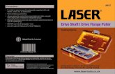Drive Shaft | Drive Flange Puller - Laser Tools · 2019. 9. 19. · Drive Shaft | Drive Flange Puller Distributed by The Tool Connection Ltd Kineton Road, Southam, Warwickshire CV47