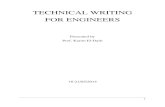 TECHNICAL WRITING FOR ENGINEERS - BU Engineering/3043/crs...In International Technical Communication, Nancy L. Hoft (1995) describes seven major categories of cultural variables that