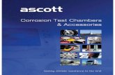 Ascott Brochure ENGLISH - Tecmos · 2020. 10. 20. · Ascott salt spray test chambers are offered in two model ranges: Standard & Premium. Standard models are designed for continuous