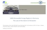 100% Renewable Energy Regions in Germany The case of ......Jan Beermann 100% Renewable Energy Regions in Germany The case of the District of Ahrweiler Presentation at the 20th REFORM