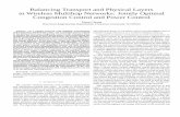 Balancing Transport and Physical Layers in Wireless Multihop … · 2011. 10. 19. · Balancing Transport and Physical Layers in Wireless Multihop Networks: Jointly Optimal Congestion