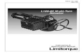 L120-85 Multi-Turn ActuatorL120 Series Note Tested with Limitorque Corp. products only I,the undersigned,hereby declare that the equipment specified above conforms to the above Directive(s)