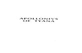APOLLONIVS OF TYANA - University of California, Berkeley · with Apollonius of Tyana ? The answer is simple : Apollonius lived in the first century; his work lay precisely among these