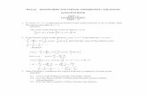 MA1122 TRANSFORMS AND PARTIAL DIFFERENTIAL EQUATIONS · 2009. 8. 1. · MA1122 TRANSFORMS AND PARTIAL DIFFERENTIAL EQUATIONS QUESTION BANK UNIT - I FOURIER SERIES PART – A 1. If