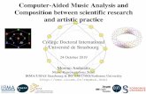 Computer-Aided Music Analysis and Composition between scientific research and …repmus.ircam.fr/_media/moreno/andreatta_pdi_strasbourg... · 2019. 11. 12. · • 1998 Piano diploma