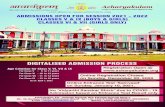 ADM PROCESS 20-21 Open for...vkpk;Zdqye~ Acharyakulam A Vaidic Co-Educational Residential School Affiliated to CBSE AA vksùe~ AA C.B.S.E. Affiliation No. : 3530430 and School Code