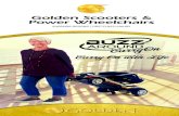 Golden Scooters & Power Wheelchairs · 2021. 3. 17. · NEW Powerful Scooters! INTRODUCING America’s ONLY Full-time Luxury Travel Scooter! The GB119 3-wheel and GB149 4-wheel Buzzaround
