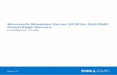 Microsoft Windows Server 2019 for Dell EMC PowerEdge Servers … · 2020. 12. 21. · NOTE: Ensure that you have the Microsoft Windows Server 2019 operating system media handy. NOTE: