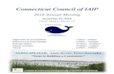 Connecticut Council of IAIP€¦ · Connecticut Council of IAIP 2018 Annual Meeting November 10, 2018 Hilton Mystic, Mystic CT Registration & Full Breakfast 7:30am – 9:00am