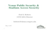 Venue Public Security & Stadium Access Security · 2021. 3. 22. · • MetLife Stadium and many stadium partners • Rutgers University Police Department and Rutgers OEM • Special