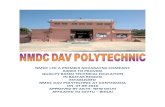 NMDC LTD A PREMIER NAVARATNA COMPANY QUALITY BASED … Activities/NMDC... · 2012. 2. 16. · nmdc ltd a premier navaratna company aimed to provide quality based technical education